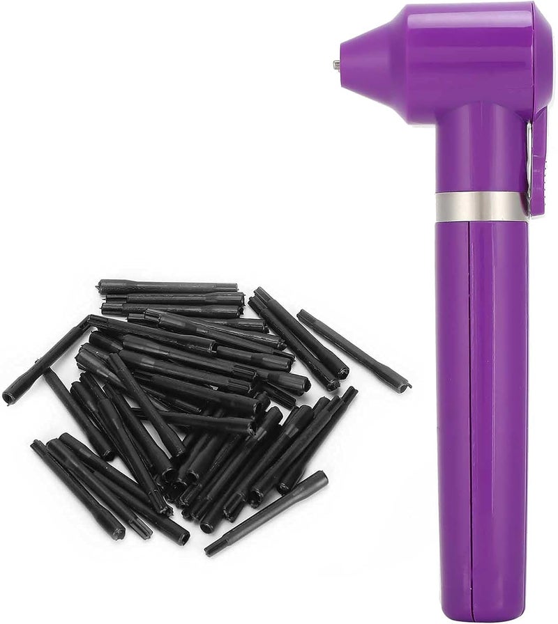 woobles Tattoo Ink Mixer, Electric Tattoo Ink Mixer Pigment Mixing Machine with 50pcs Mixing Sticks Tattoo Accessories, Tattoo Mixer Professional Tattoo Pigment Make up(purple) - Image 1